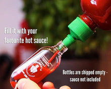 Load image into Gallery viewer, Pocket Sriracha Keychain Hot Sauce Bottle
