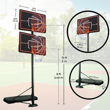 Load image into Gallery viewer, Bee-Ball Basketball Hoop Outdoor 10ft Adjustable
