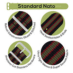Sniper Bay Nato Watch Strap – Military-Grade Nylon, Stainless Steel – (Black)
